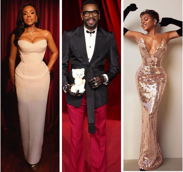 On the Scene at the Academy Museum Gala: Kim Kardashian in Thierry Mugler, Coleman Domingo in Valentino, Sheryl Lee Ralph in Sophie Couture,  Taraji P Henson in Tamara Ralph & More