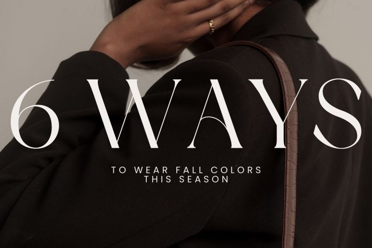 Six Ways to Wear Fall Colors This Season