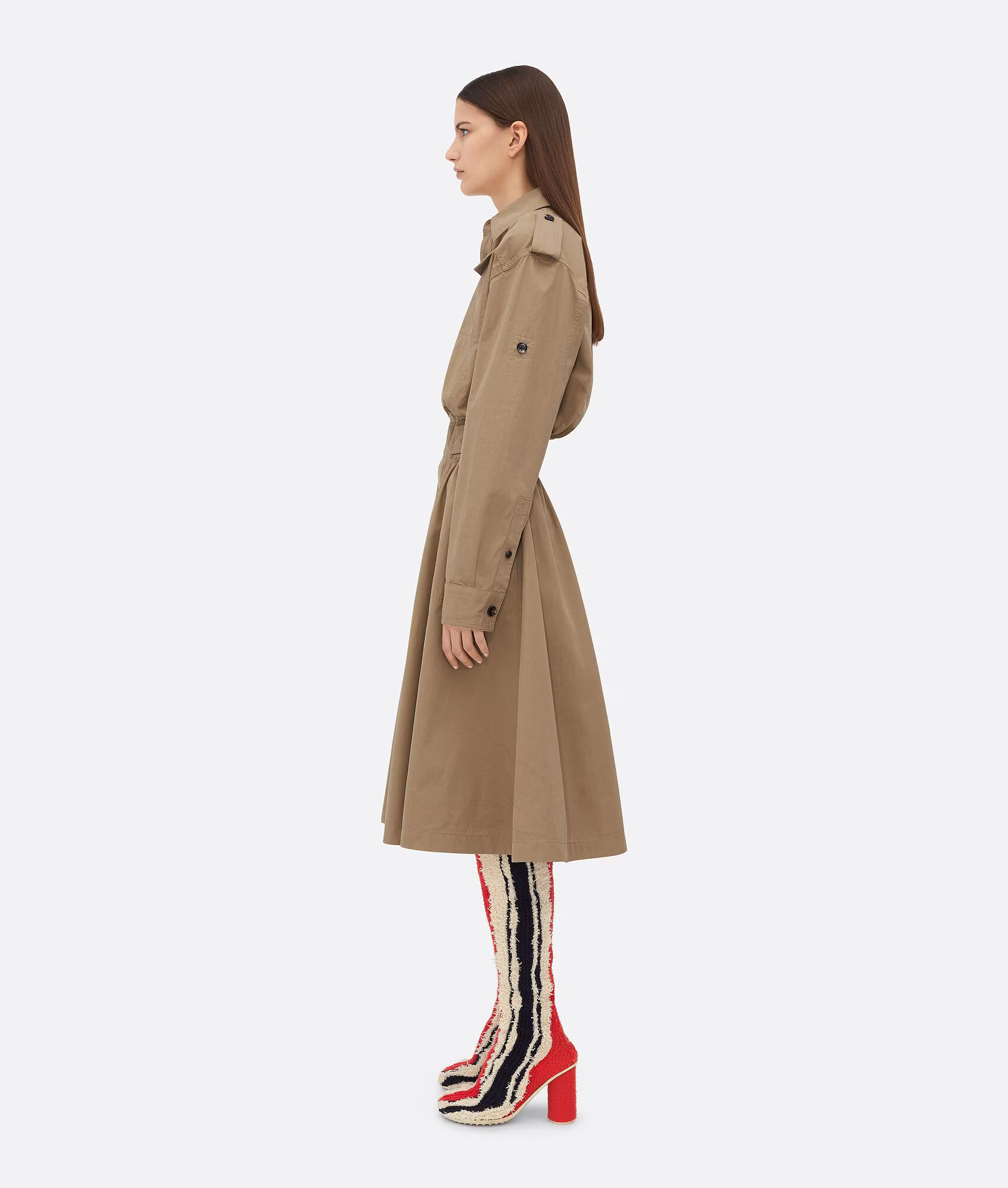 8998 Keyshia Cole Danced To How Do U Want It In A Red Celine Teddy Varsity Jacket And Bottega Veneta Red Black And White Striped Atomic Boots