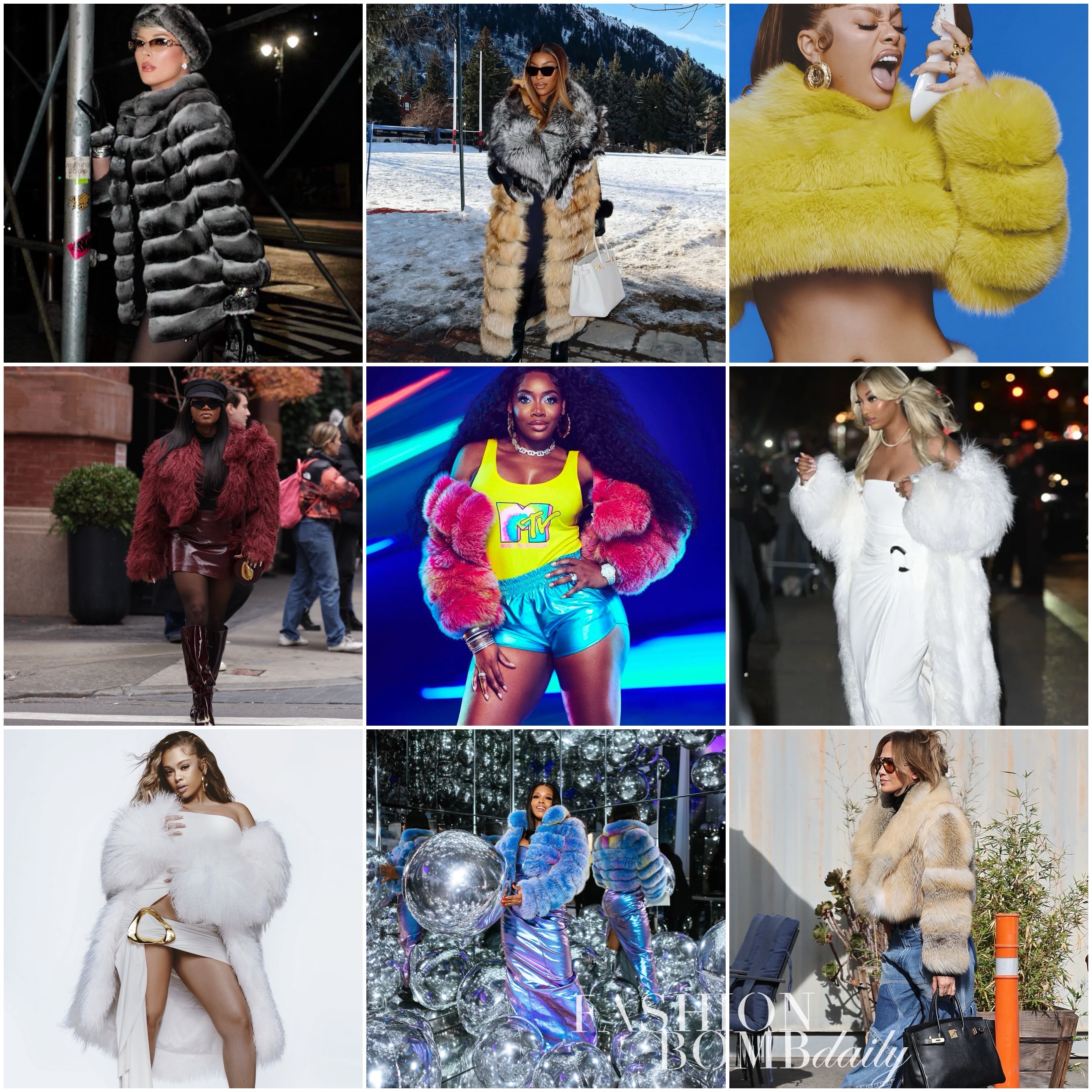 10 Times Celebs Have Slayed In Furs By FGM Bespoke Yandy Smith Jackie Aina Latto And More