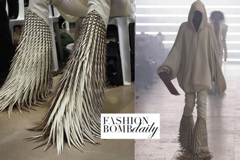 Bomb Accessories: Rick Owens Debuted White Statement ‘Kiss Boots’ for Fall 2025