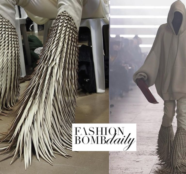 Bomb Accessories: Rick Owens Debuted White Statement ‘Kiss Boots’ for Fall 2025