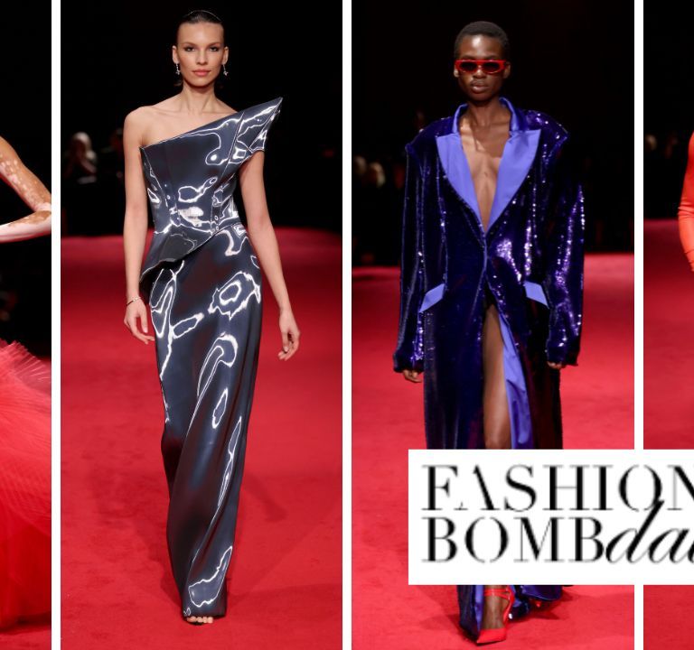 Christian Siriano Fall/Winter 2025 Collection Draws Inspiration from the Auto Industry with Metallic Palettes, and Tactile Fabrics