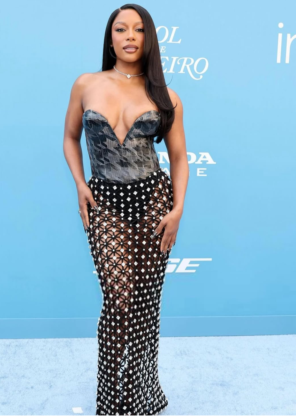 Billboard Music Awards Glorilla In A Black Dolce Gabbana Suit Claire Sulmers In A White Monot Gown Mariah The Scientist In A Lime Green Dress More