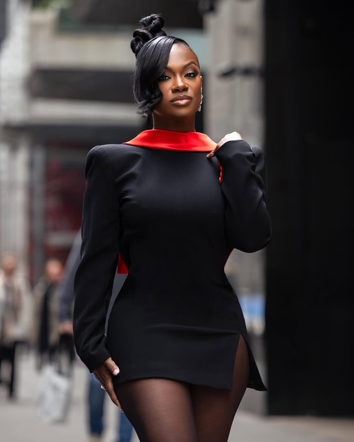 Kandi Slays In Laquan Smith Black And Red Reverse Blazer Dress To Promote Othello On Broadway A6D089B1 E68F 4D89 830A 9F47281247EC