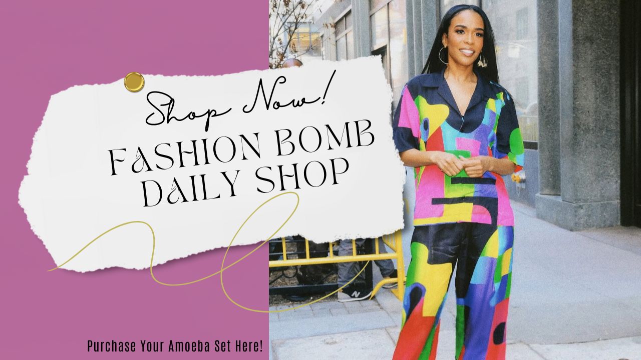 Michelle Williams Stuns In A Multicolor Bruce Glen Amoeba Set On The Tamron Hall Show Shop The Look Here Featjpg 3
