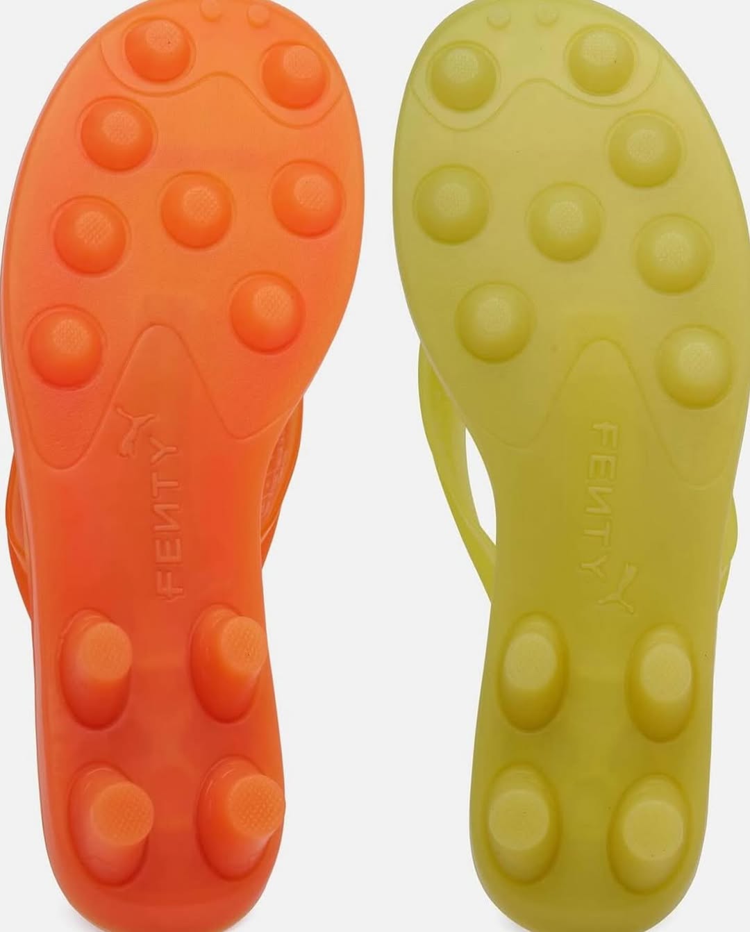 Rihanna New 90 Lime Sheen 22Cat Cleat22 Jelly Sandals Are A Summer Essential 3