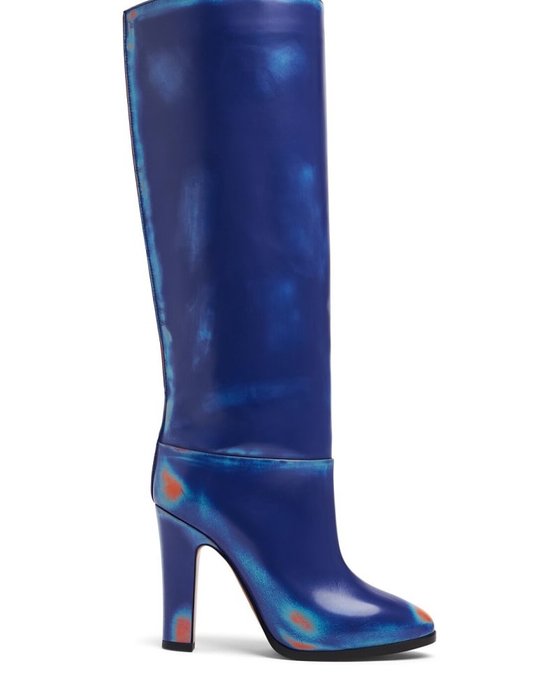 You Ask We Answer Yung Miami Posed In A Pink Multicolor Superdown Mini Dress With 900 Cobalt Blue Vivienne Westwood Midas Boots 2