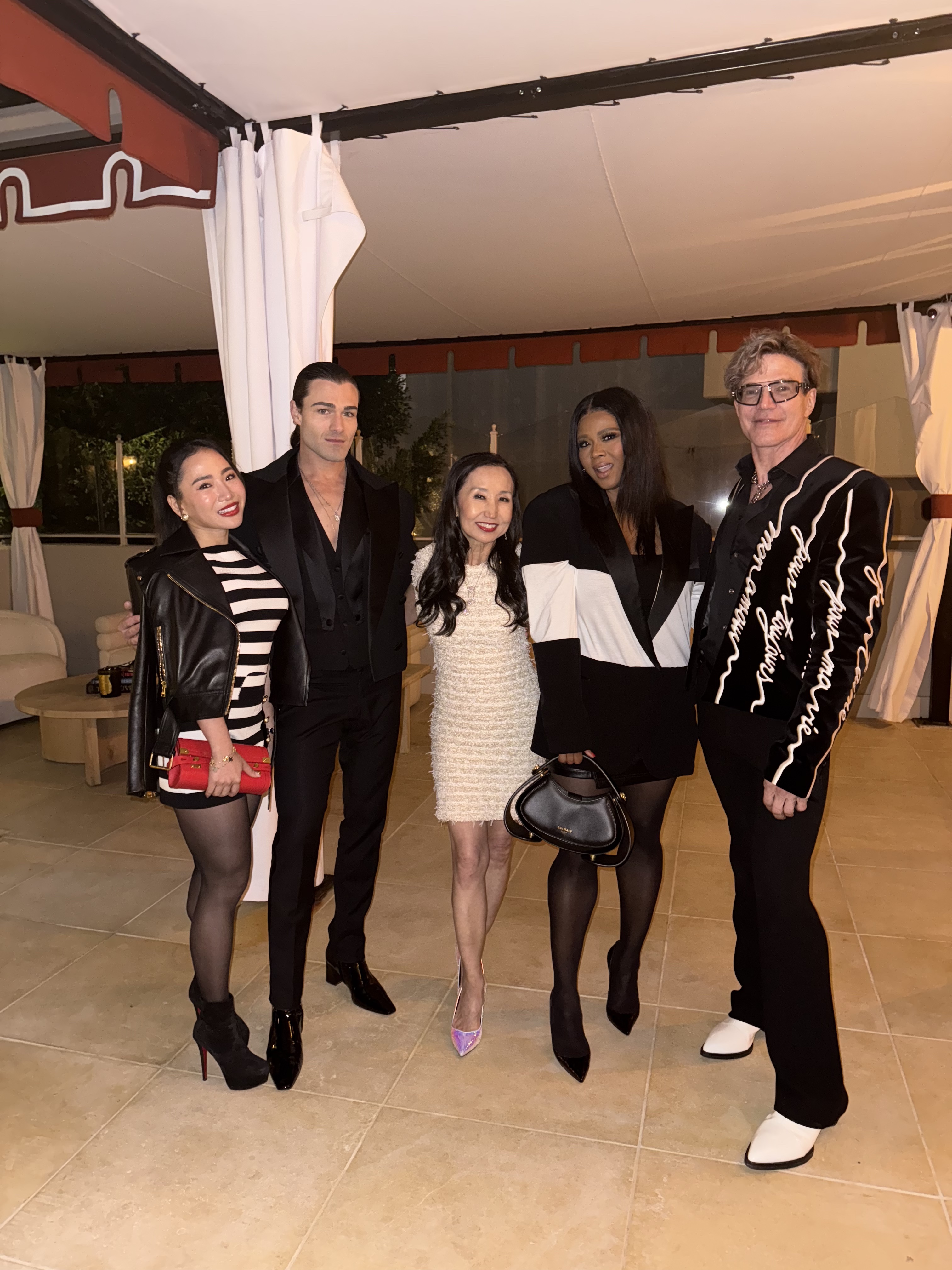 Claire Sulmers Claires Life Balmains Event In LA With Olivier Rousteing Babyface Tina Odjaghian And More IMG 4273