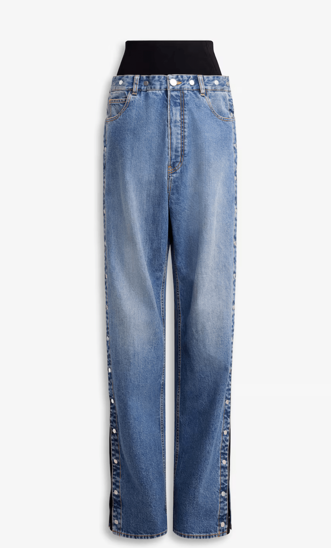 2 Savannah James Attends Basketball Game Wearing An Alaia Cropped Black Polo Shirt Snap Denim Jeans Louis Vuitton Green Speedy And Bottega Veneta Mules