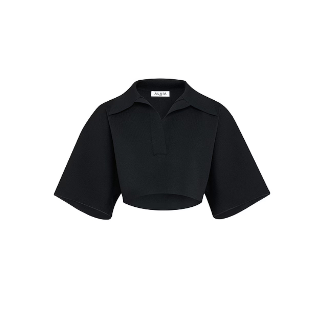 3 Savannah James Attends Basketball Game Wearing An Alaia Cropped Black Polo Shirt Snap Denim Jeans Louis Vuitton Green Speedy And Bottega Veneta Mules