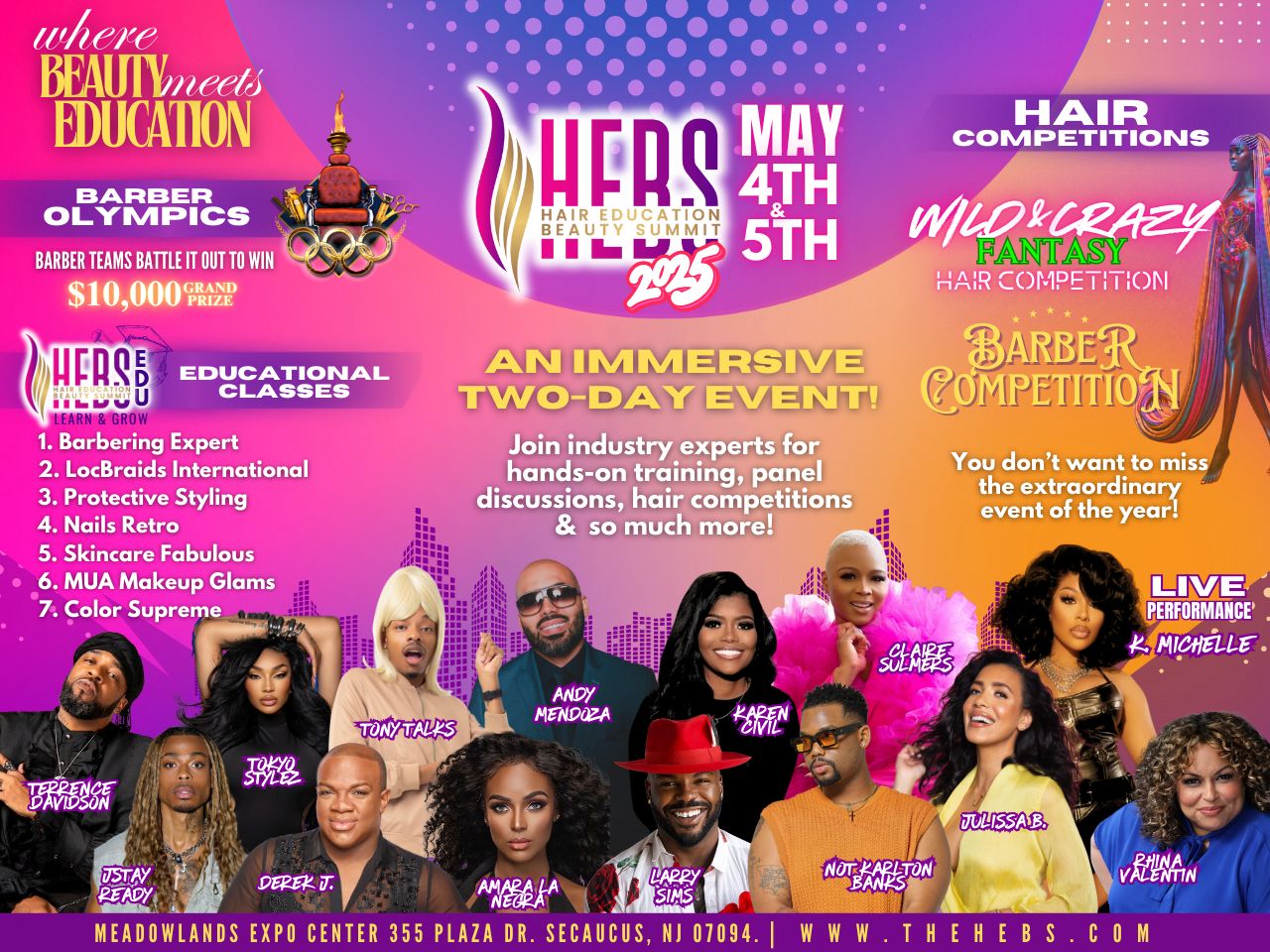 Bomb Event Alert The Hair Education Beauty Summit May 3 5th In Secaucus New Jersey Claire Sulmers