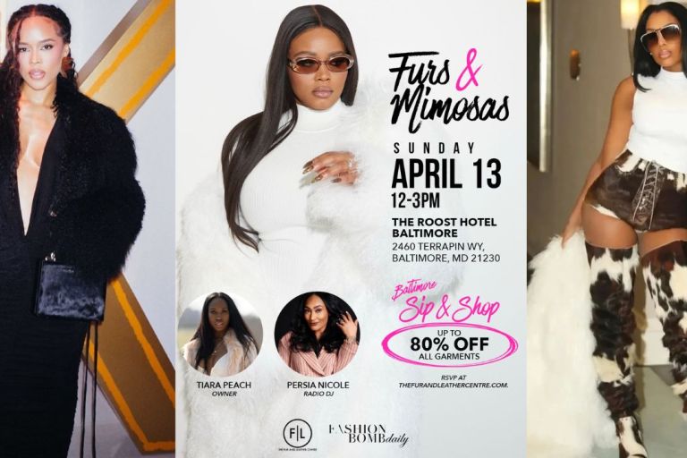 Join the Fur & Leather Centre “Furs & Mimosa” Shopping Experience this Sunday April 13, 2025 in Baltimore, MD