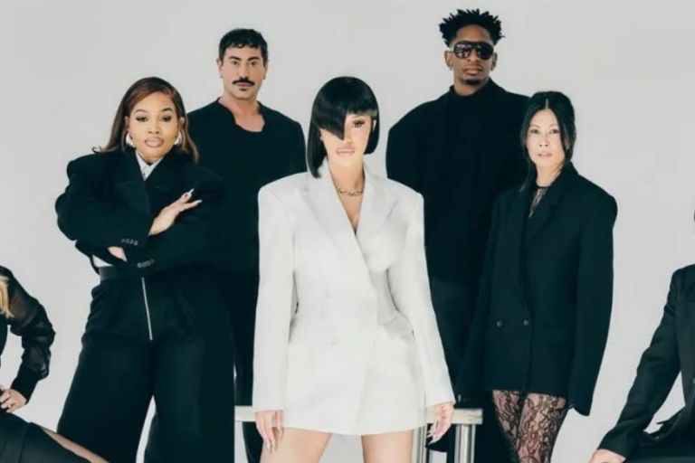 Fashion News: Cardi B Announces Joint Venture with Revolve Group in a White Double Breasted Blazer Dress