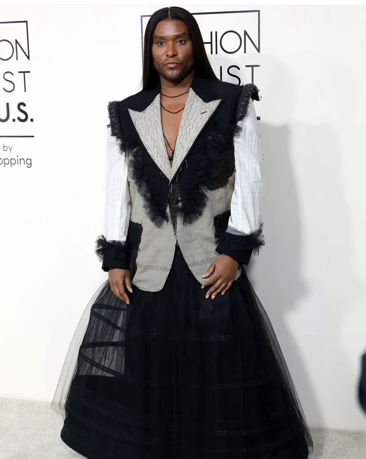 On The Scene At The Fashion Trust US Awards Kerry Washington In A Gold Beaded Burberry Gown Ciara In A Black Lace Dundas Look Taraji Henson In A Red Leather Simkhai Dress More 12