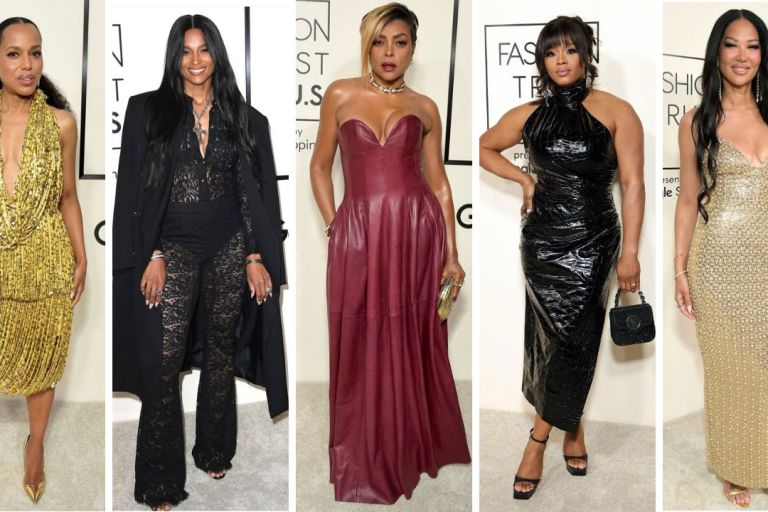 On the Scene at the Fashion Trust U.S. Awards: Kerry Washington in a Gold Beaded Burberry Gown, Ciara in a Black Lace Dundas Look, Taraji Henson in a Red Leather Simkhai Dress + More!