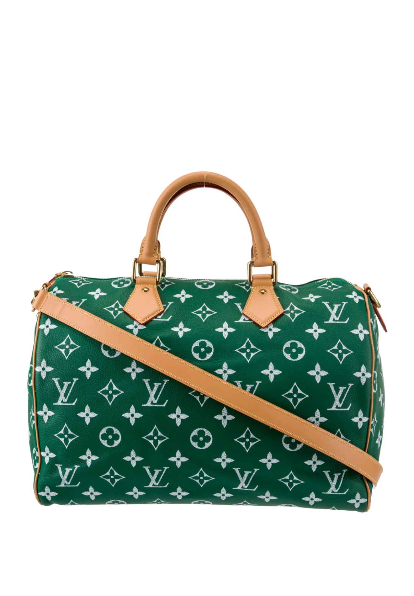 Savannah James Attends Basketball Game Wearing An Alaia Cropped Black Polo Shirt Snap Denim Jeans Louis Vuitton Green Speedy And Bottega Veneta Mules IMG 9056