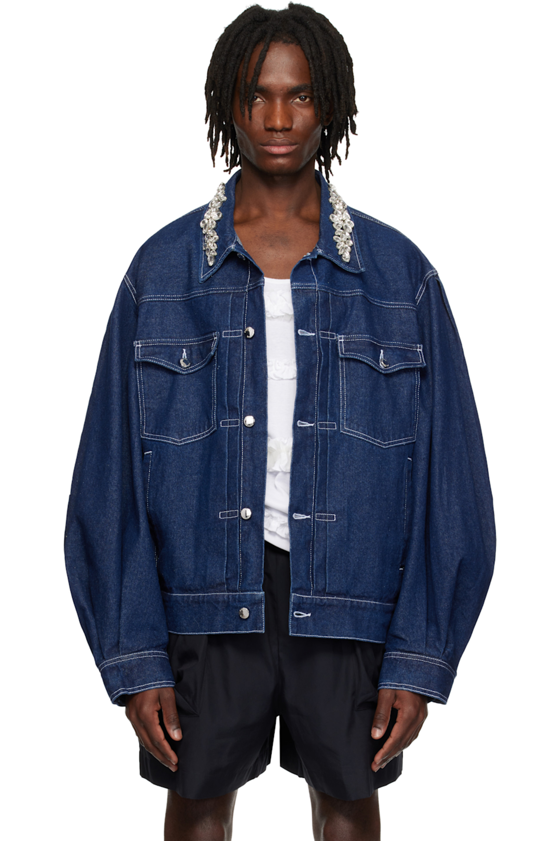 8 8 New Fashion Bomb Couple Cardi B And Stefon Diggs Sit Courtside With Cardi In A Leather Miu Miu Shirt And Skirt Set And Stefon In Simone Rocha Embellished Denim