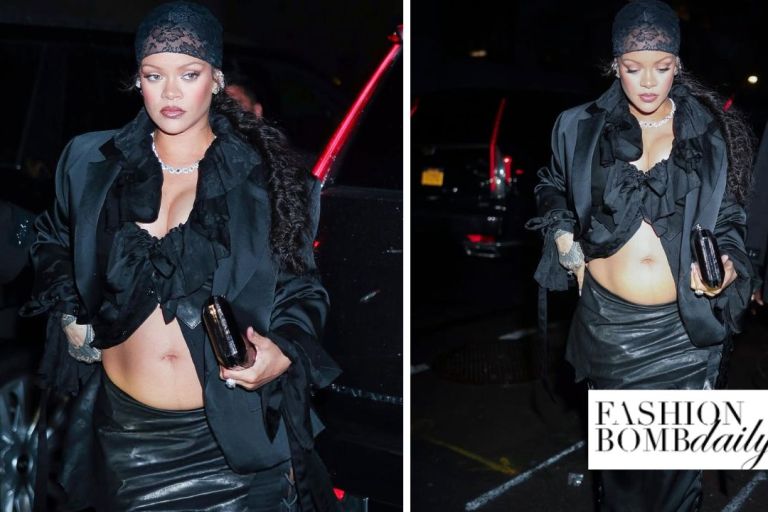 Rihanna Wore a Black Ann Demeulemeester Look to the MET Gala After-Party