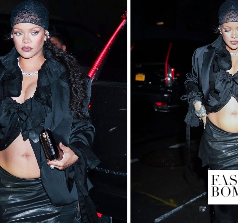 Rihanna Wore a Black Ann Demeulemeester Look to the MET Gala After-Party