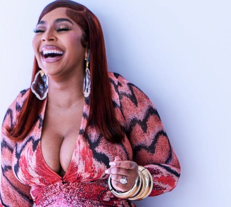 Ashanti Turns Heads in PatBo Pink Printed Papillon Dress at the 2025 American Black Film Festival