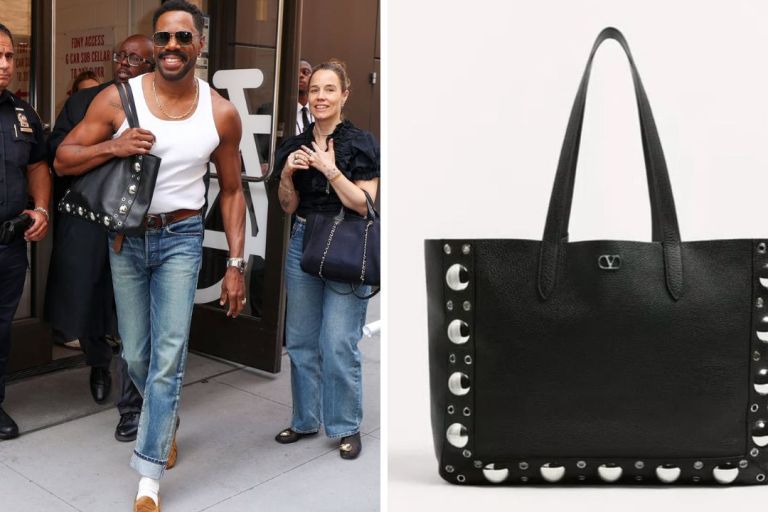 Fashion Bomb Accessories: Coleman Domingo Was Captured Sporting a Black $3,690 Valentino Studded Bag