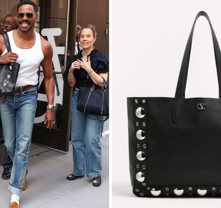 Fashion Bomb Accessories: Coleman Domingo Was Captured Sporting a Black $3,690 Valentino Studded Bag
