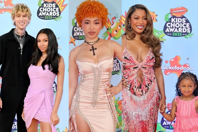 On the Scene at the 2025 Kid’s Choice Awards: Victoria Monet in PatBo, Ice Spice in Pink Dolce & Gabbana, Machine Gun Kelly in Issey Miyake, and More!