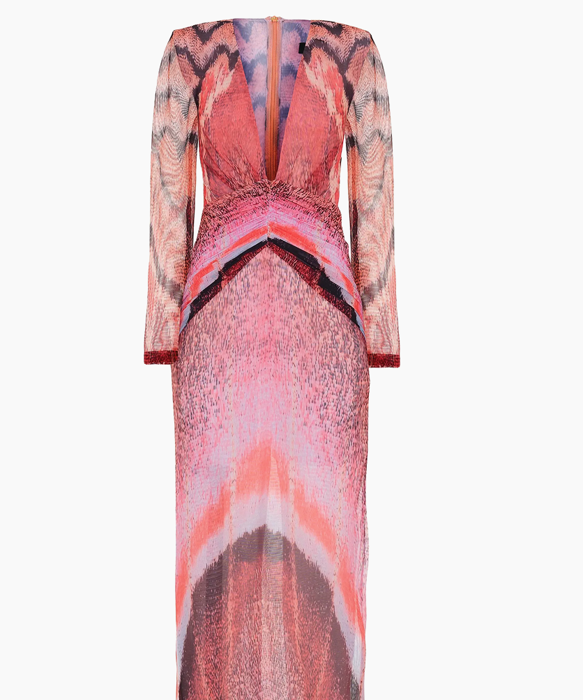 Ashanti Abff Pink Dress Print 