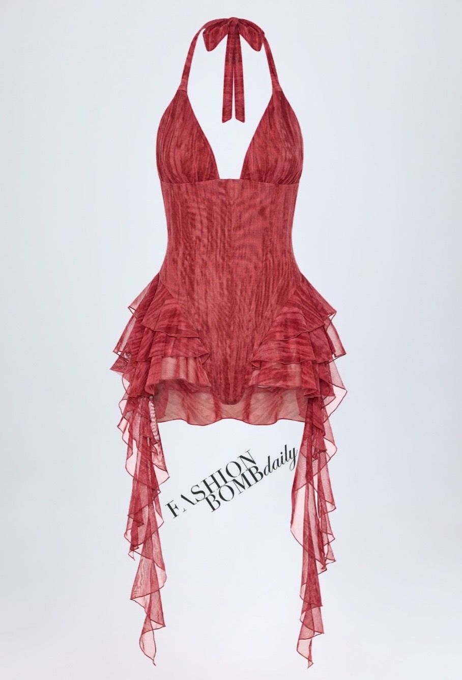 Ari Lennox Rocks Essence Fest SuperLounge In Red Oh Polly Bodysuit Final 19