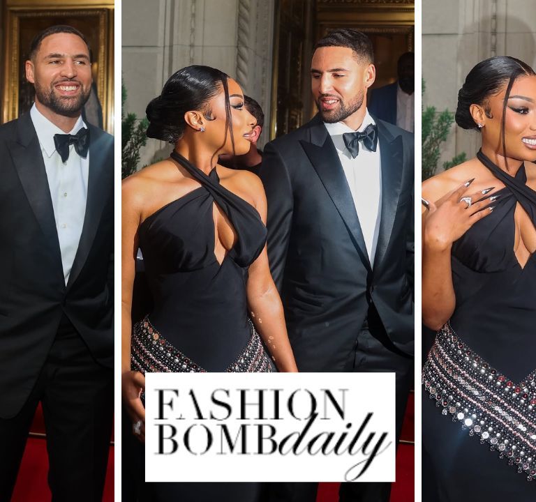 Fashion Bomb Couple: Megan Thee Stallion Stuns in Off-White Gown with Klay Thompson at Pete and Thomas Foundation Gala