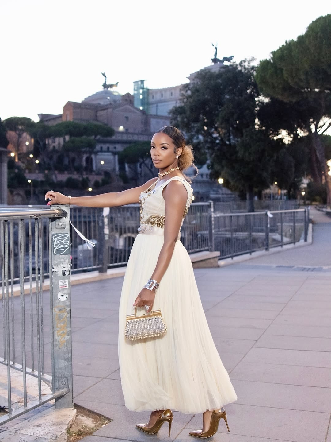 Fashion Bomb Family Monique Melvin Mia And MacKenzie Rodriguez Stun At The Dolce Gabbana Alta Moda Show In Rome In Dolce Gabbana Looks Image 1753115003 7 2