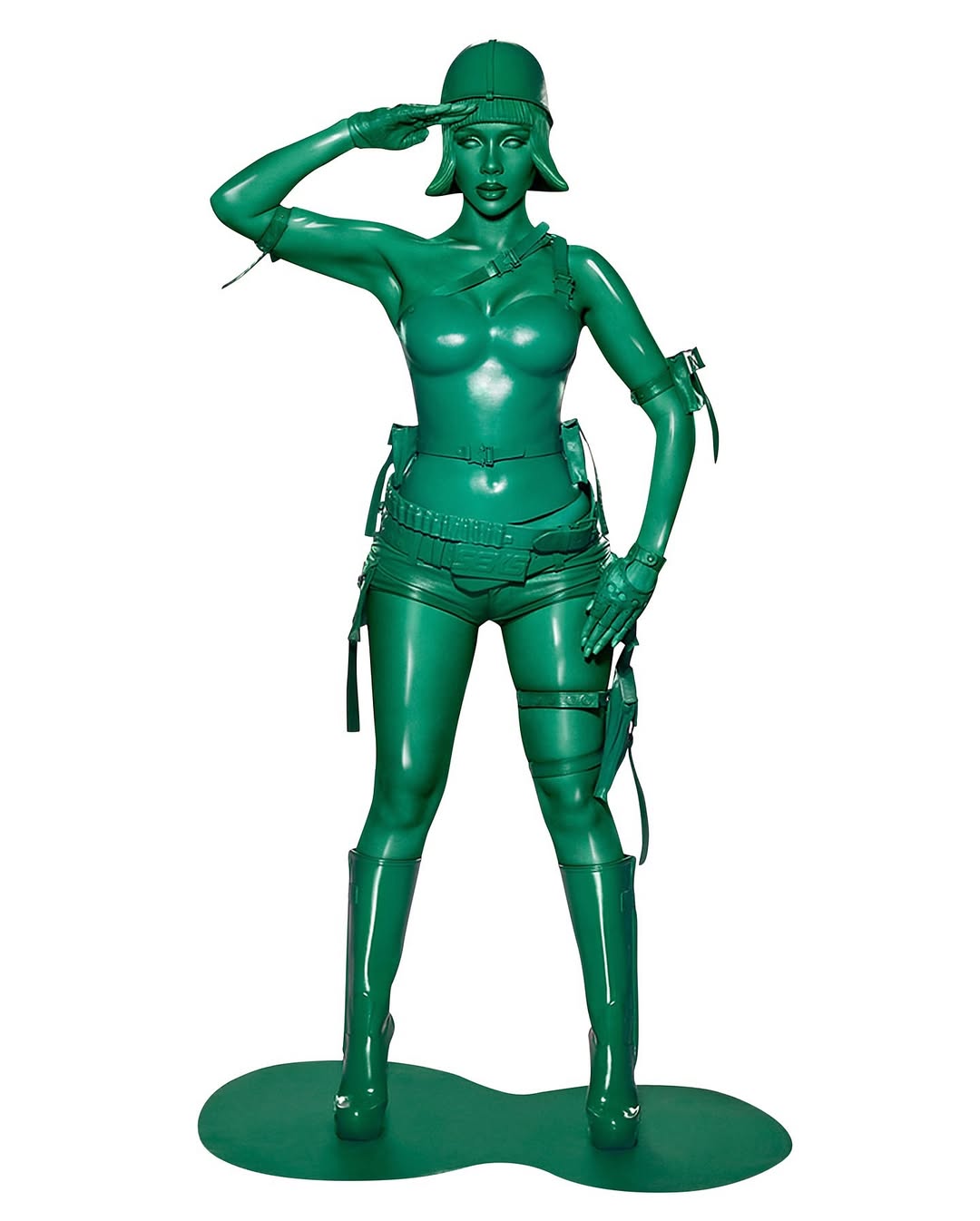 Mariah The Scientist Wears Custom Green SEKSLLC Look For Hearts Sold Separately Album Art Image 1752508799 1