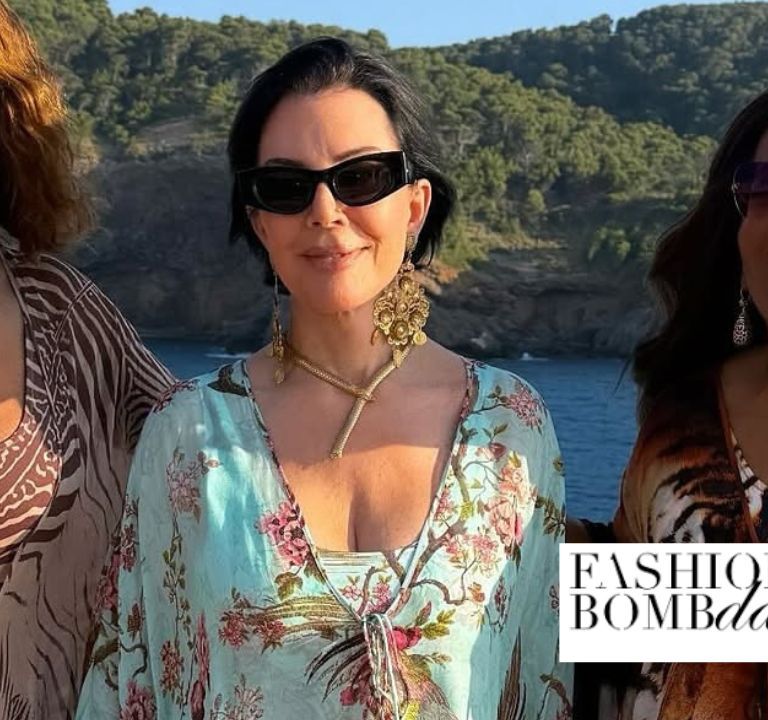 Oprah, Kris Jenner and Gayle King Pose On a Yacht in Printed Skims X Roberto Cavalli Kaftans