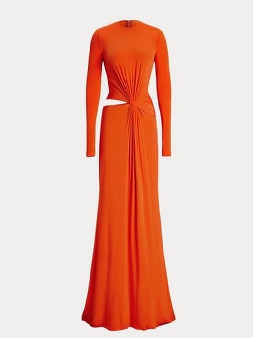 4 Viola Davis Shines In Orange Ralph Lauren Cut Out Gown With Husband Julius Tennon And Daughter Genesis At Television Academys Hall Of Fame Induction