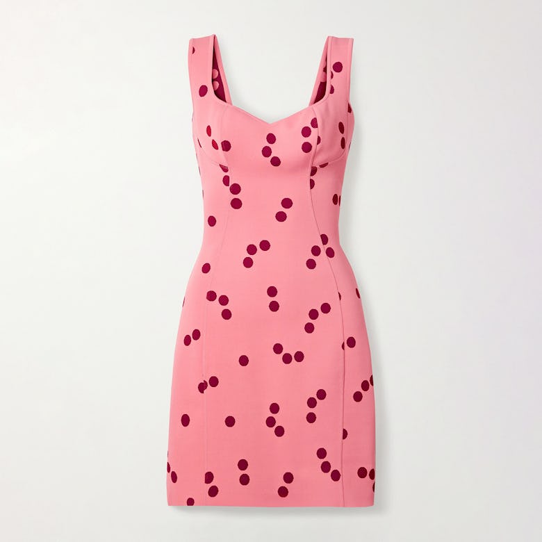 Cardi B Raps In Pink Polka Dot Alaia Dress And Le Silla Platforms For Imaginary Playerz IMG 2707