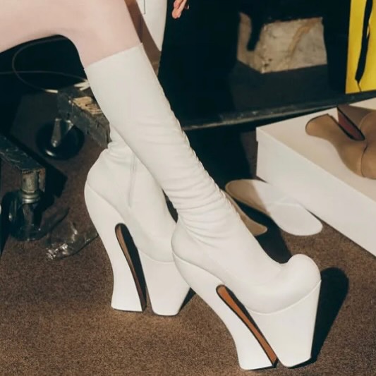 Fashion Bomb Accessories Cardi B Struck A Pose In Nude Duckie Confetti X Marc Jacobs Heels For Imaginary Players Promo 2