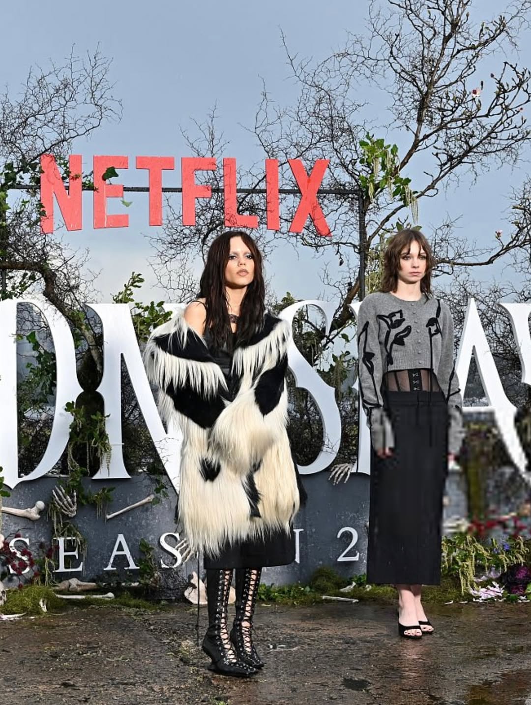 Jenna Ortega Wore A Black And White Valentino Look While Promoting Wednesday Season 2 In Australia 2