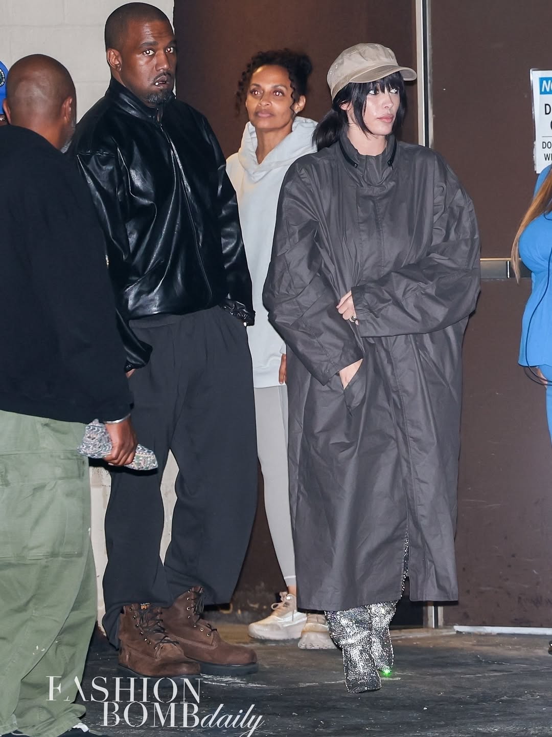 Kanye West And Bianca Censori Spotted On Date Night In Los Angeles Find Out More About Biancas YSL Crystal Studded Boots Here