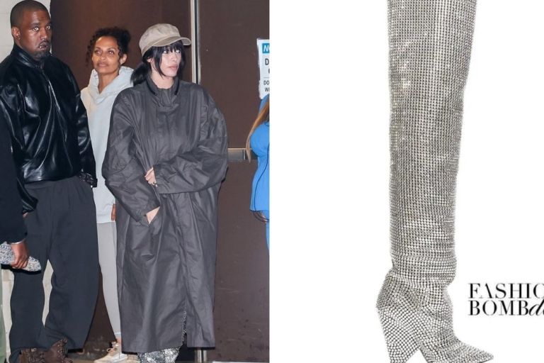 Fashion Bomb Couple: Kanye West and Bianca Censori Spotted on Date Night in Los Angeles (Find Out More about Bianca’s YSL Crystal Studded Boots Here)