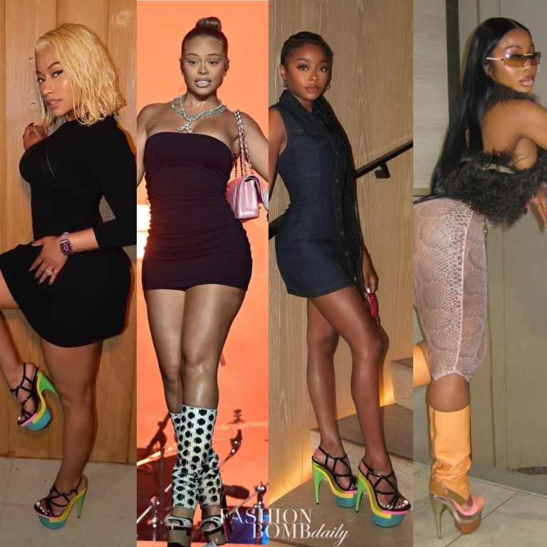 Call it a Comeback! Latto, Nicki Minaj, Skai Jackson and More Rock Archive Versace Spring 2010 Heels