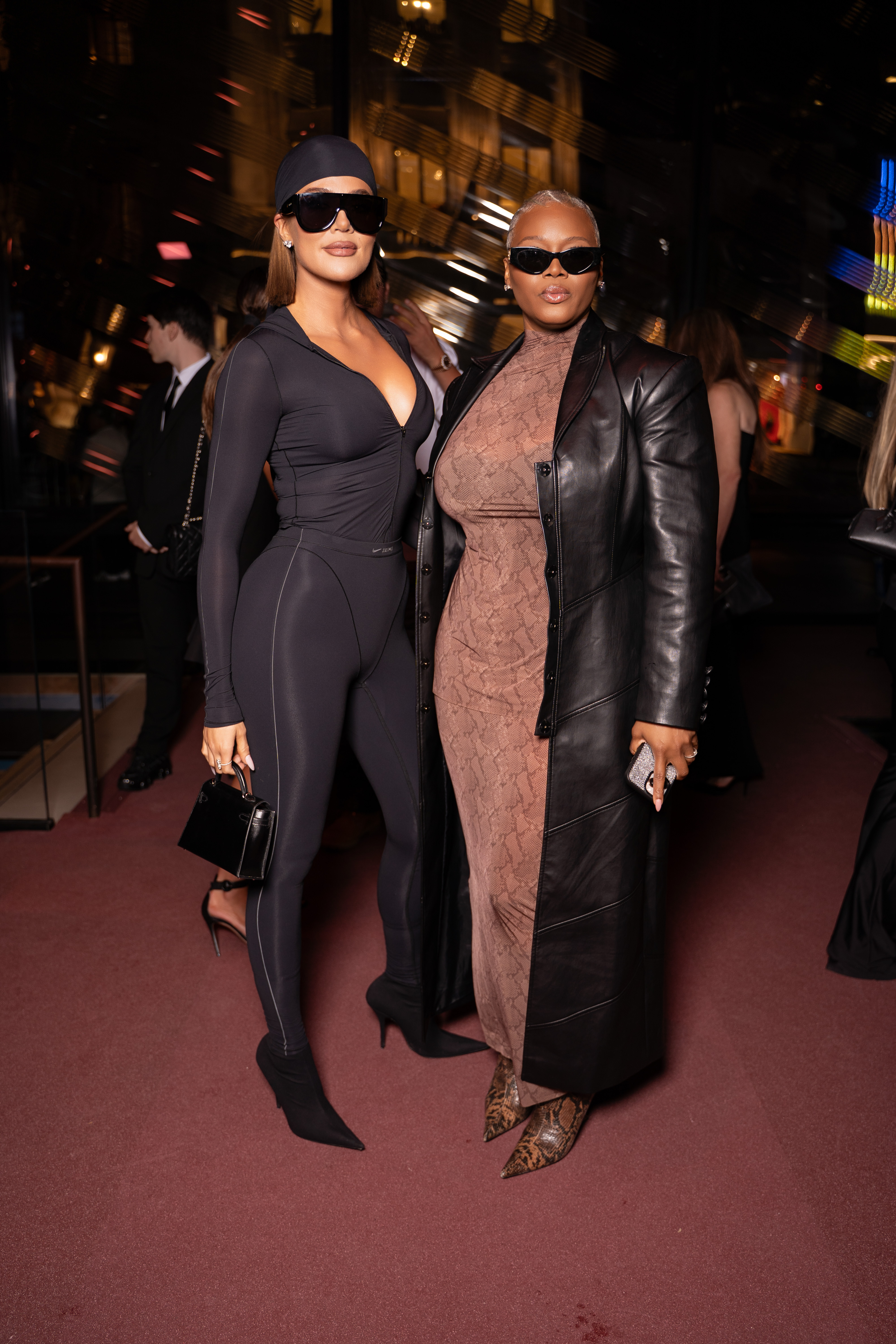 Claires Life Kim Kardashian Khloe Kardashian Kris Jenner Serena Williams Latto Teyana Taylor And More Attend Nike X Skims Launch Party In New York DSC09565