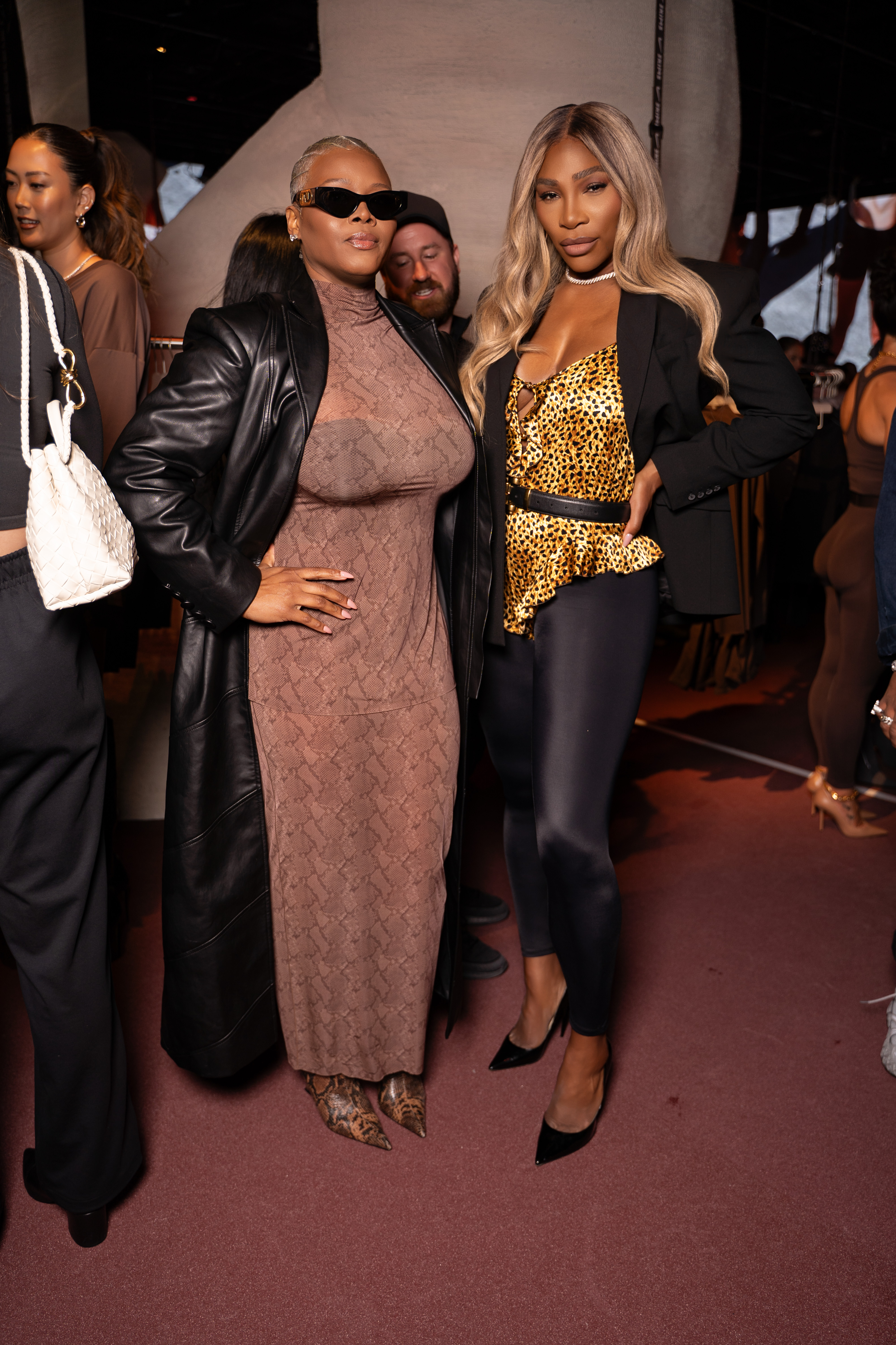 Claires Life Kim Kardashian Khloe Kardashian Kris Jenner Serena Williams Latto Teyana Taylor And More Attend Nike X Skims Launch Party In New York DSC09589