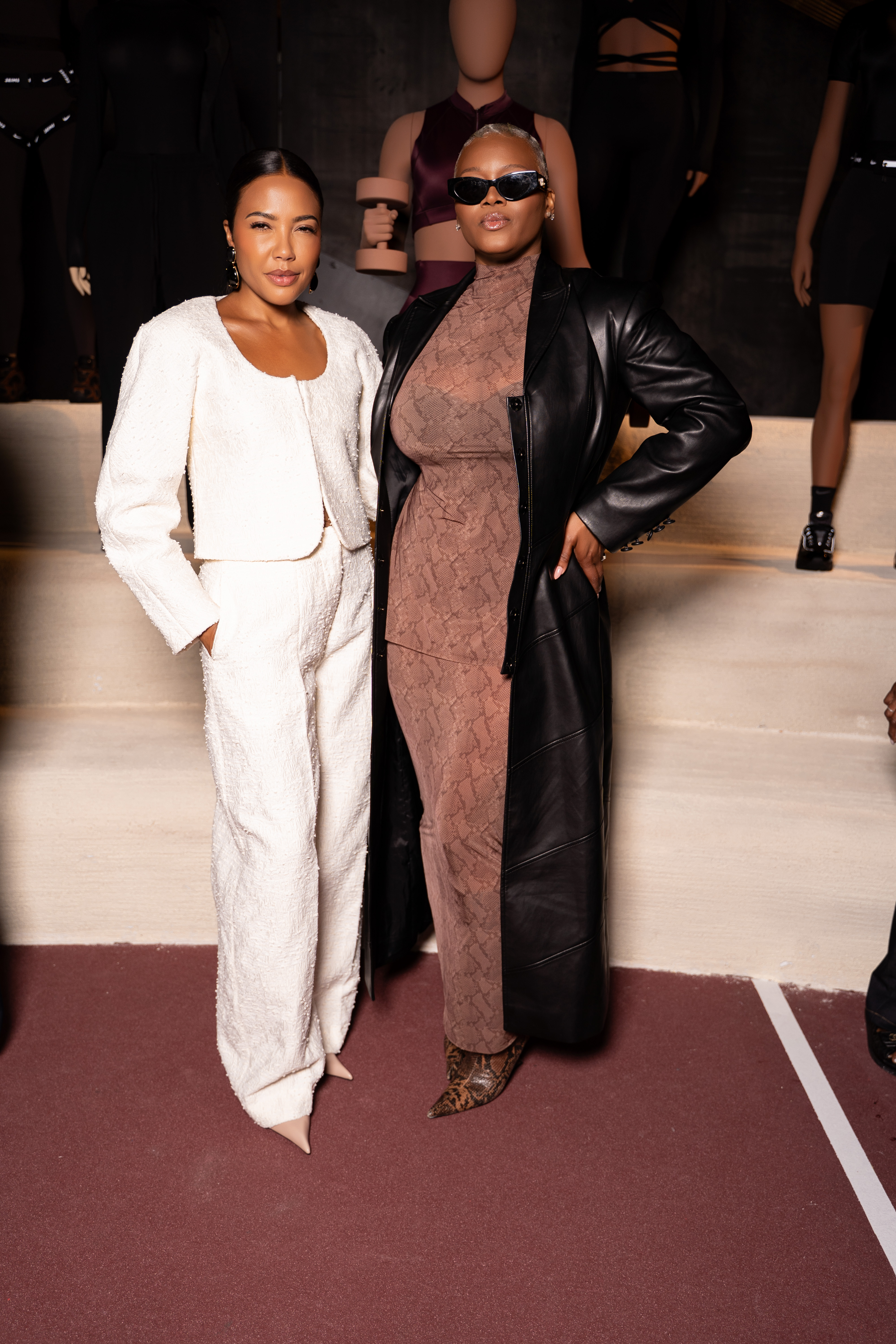 Claires Life Kim Kardashian Khloe Kardashian Kris Jenner Serena Williams Latto Teyana Taylor And More Attend Nike X Skims Launch Party In New York DSC09772