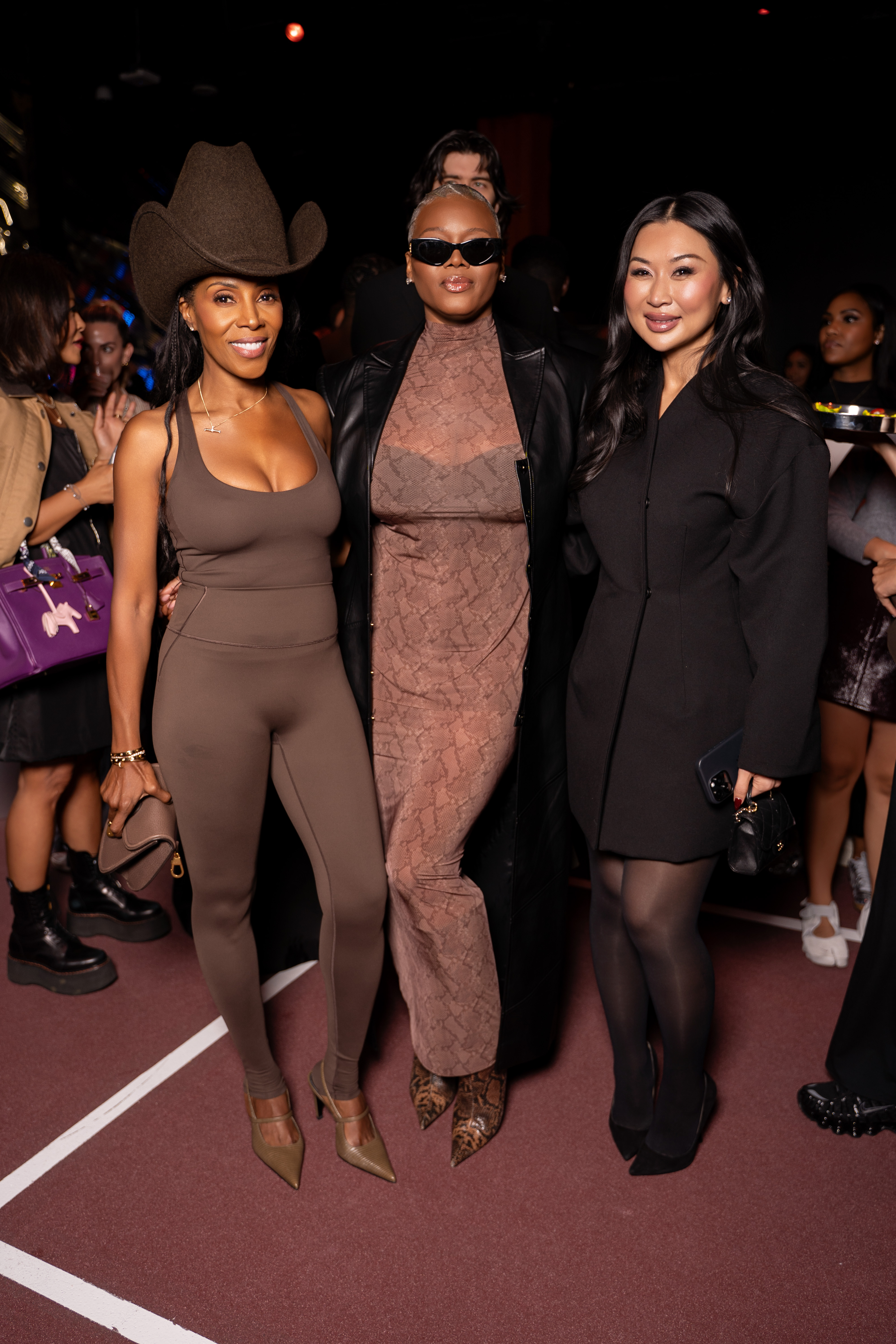 Claires Life Kim Kardashian Khloe Kardashian Kris Jenner Serena Williams Latto Teyana Taylor And More Attend Nike X Skims Launch Party In New YorkDSC09476