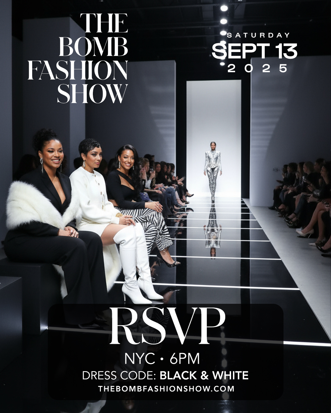 Everything You Need To Know About The Bomb Fashion Show Saturday September 13th At 6pm At Willow Hall 500 Metropolitan Avenue Entrance At 491 Keap Street In Brooklyn Fashion Show Ad 2025 2