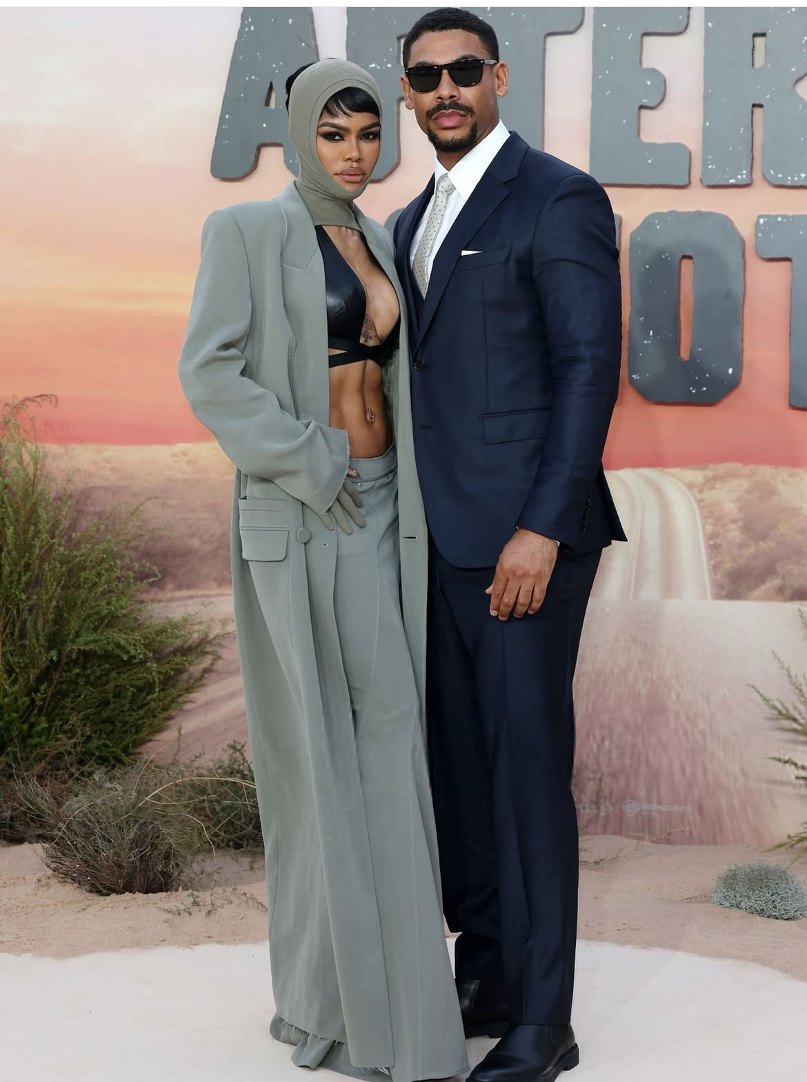 Fashion Bomb Couples Teyana Taylor Stepped Out In A Oude Wagg SS25 RTW Look Alongside Aaron Pierre At The One Battle After Another Premiere 1