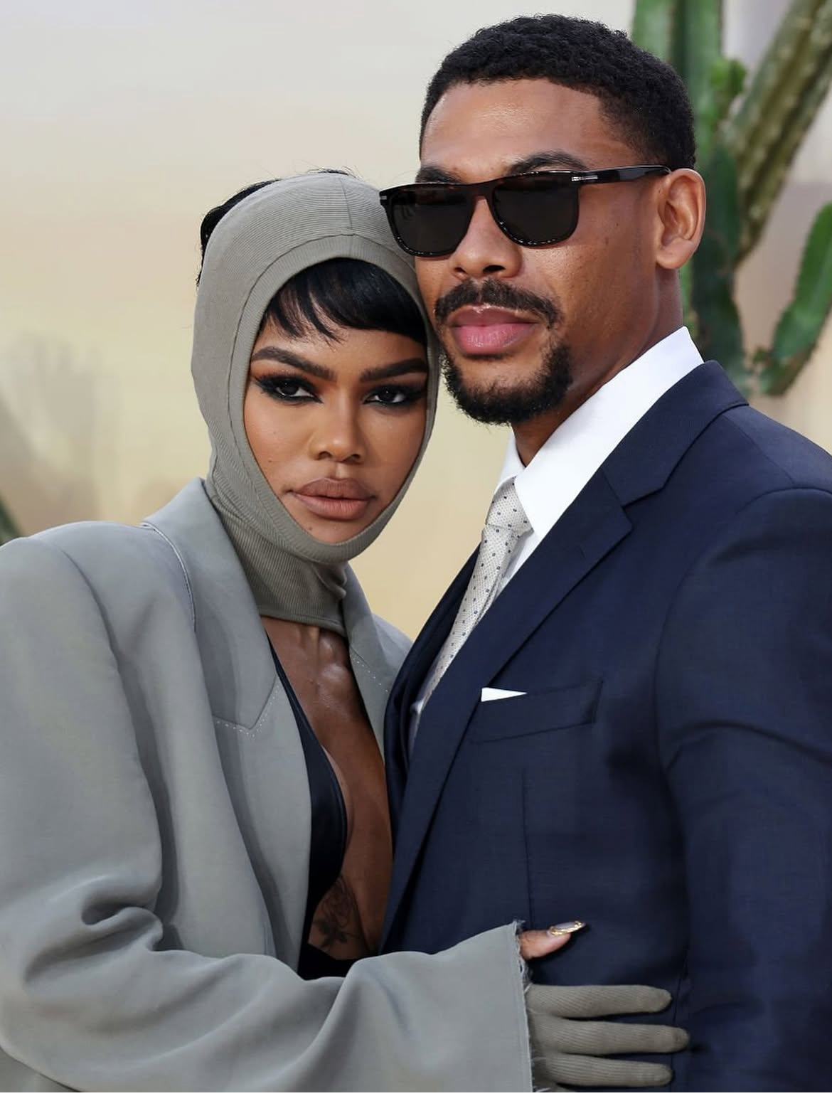 Fashion Bomb Couples Teyana Taylor Stepped Out In A Oude Wagg SS25 RTW Look Alongside Aaron Pierre At The One Battle After Another Premiere 2