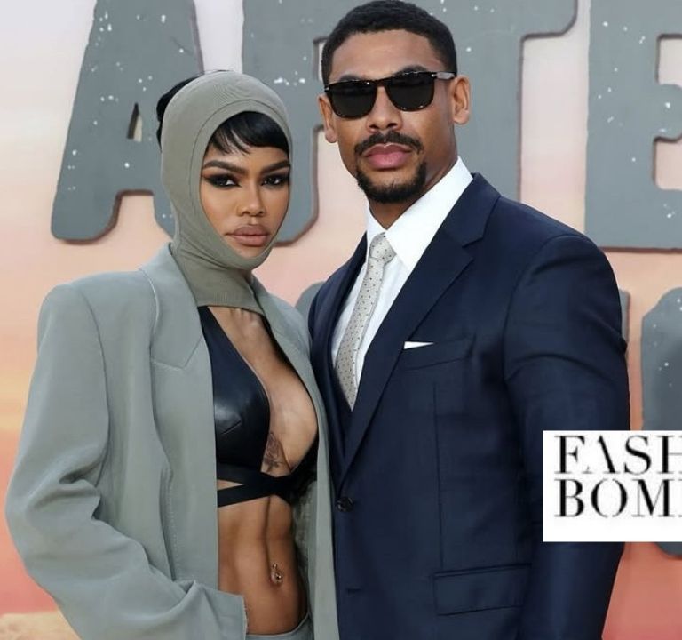 Fashion Bomb Couples: Teyana Taylor Stepped Out In a Oude Wagg SS25 RTW Look Alongside Aaron Pierre at the One Battle After Another Premiere