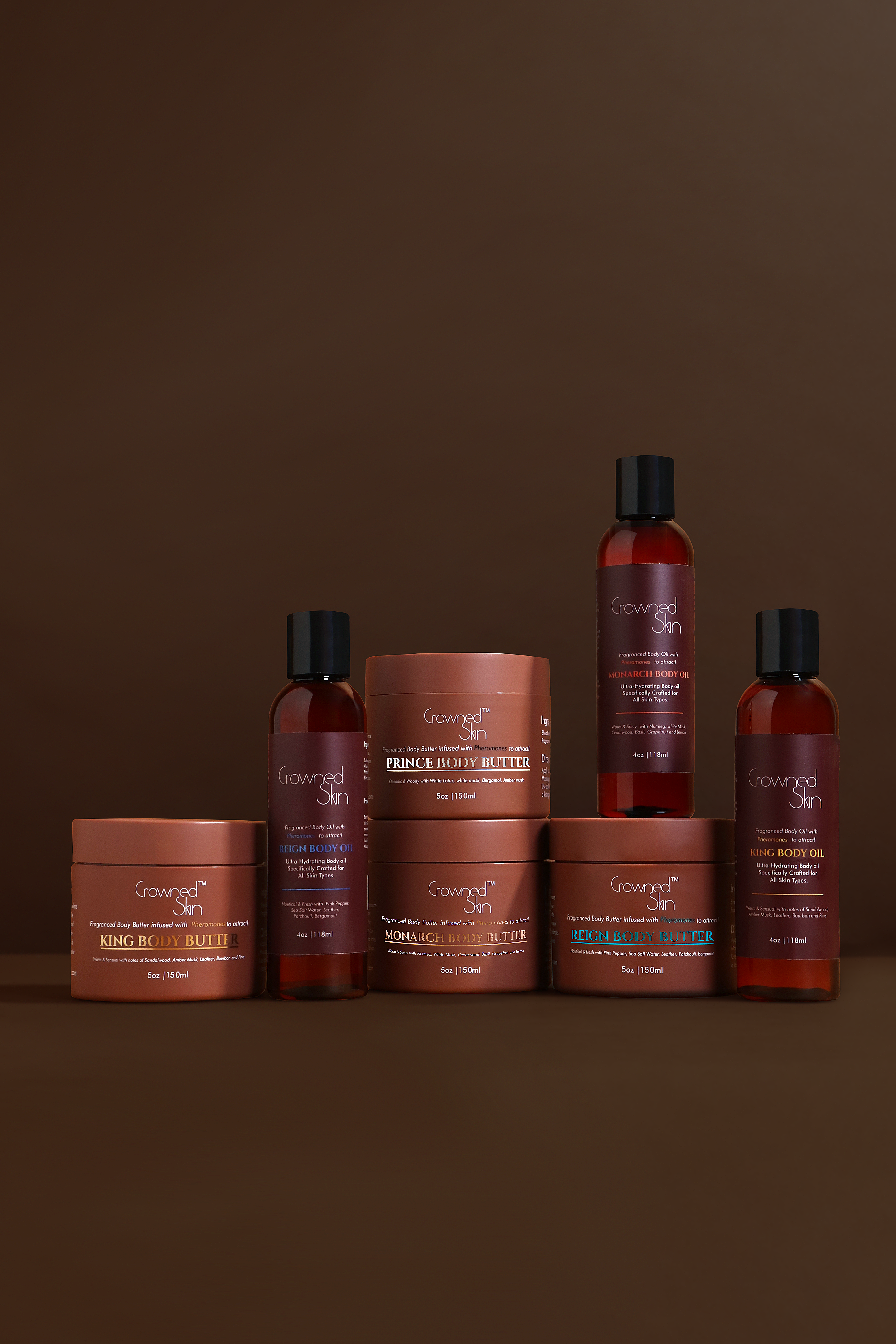 Group Shot Creams And Oils